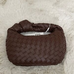 Urban Expressions Chocolate Woven Hand Bag